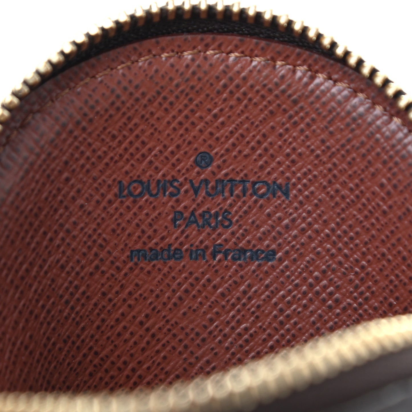 Monogram Round Coin Purse