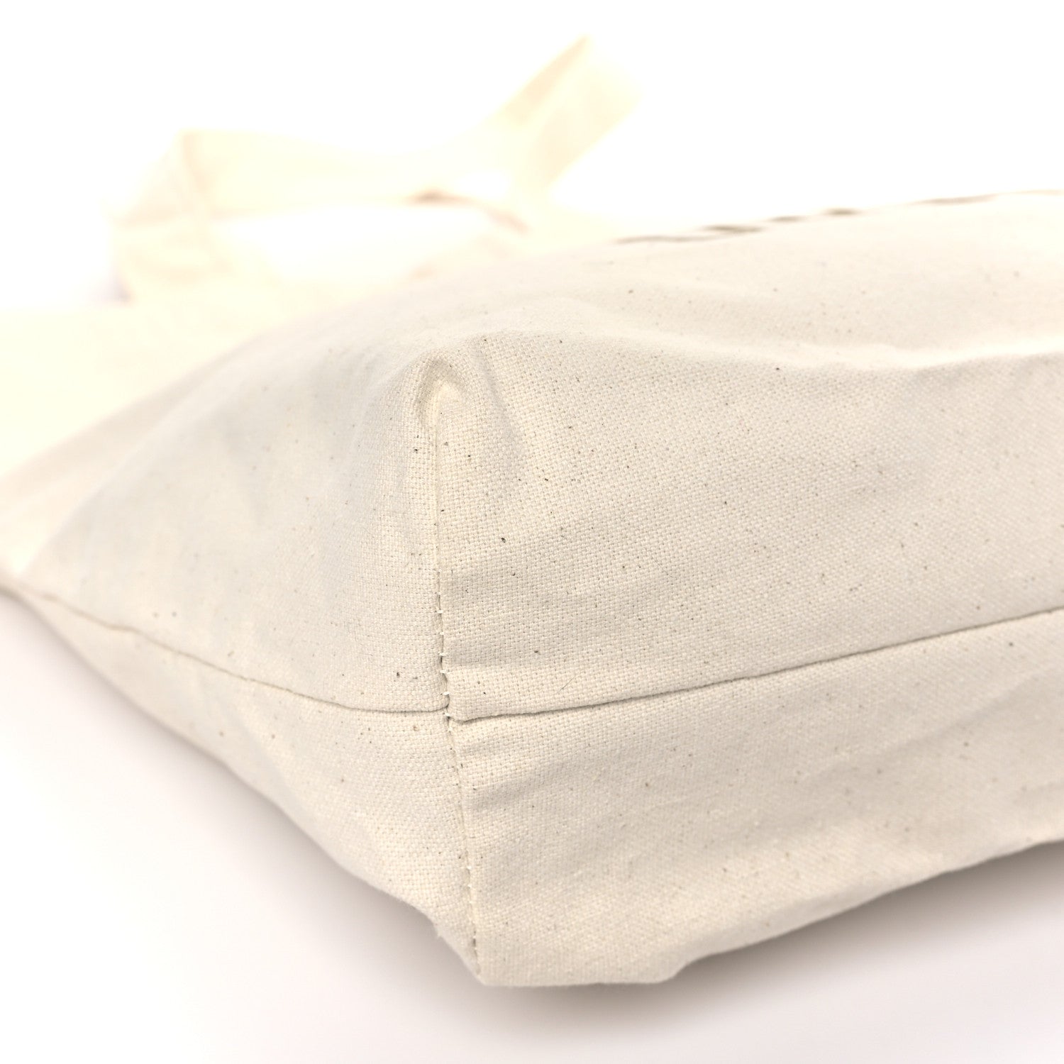 Christian Dior Canvas Print "We Are Dior" Tote Ivory Gold 7 of 8