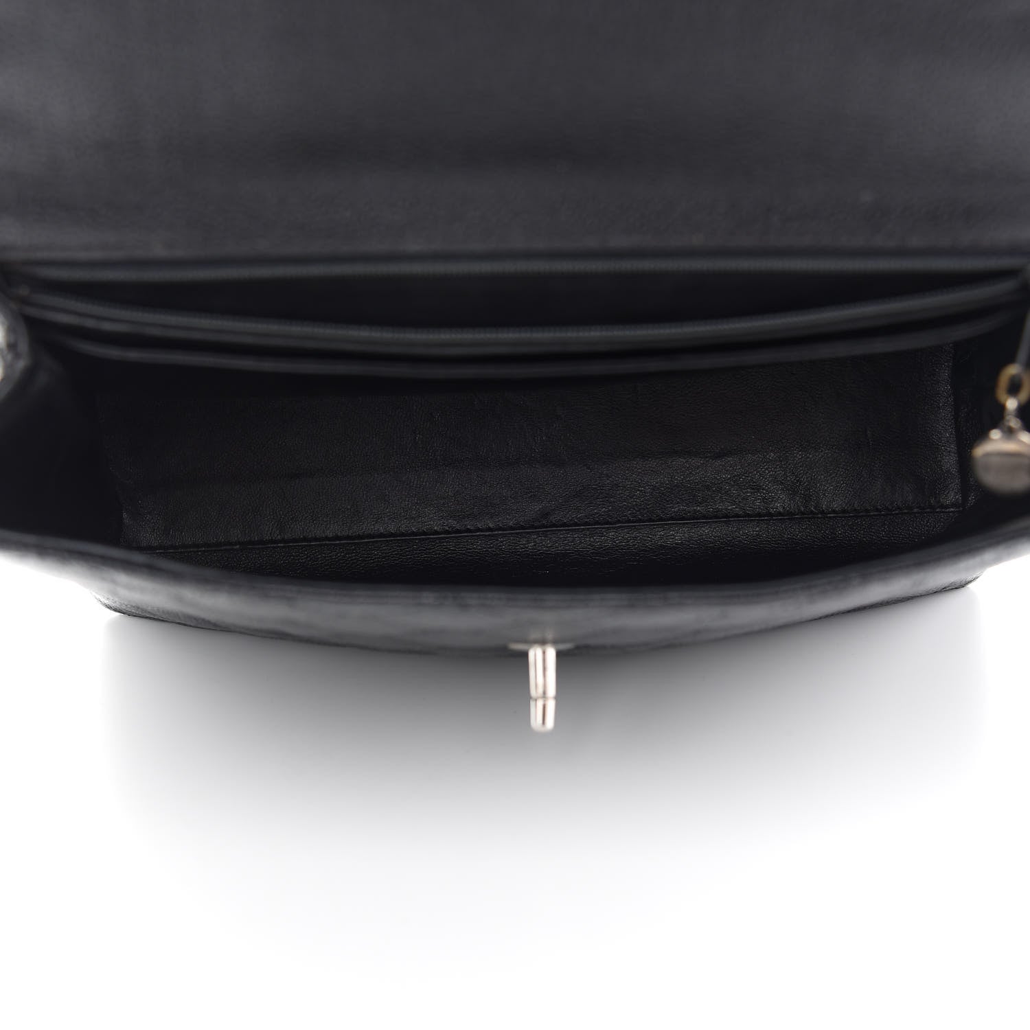 Chanel Caviar Quilted Jumbo Kelly Flap Black 5 of 11