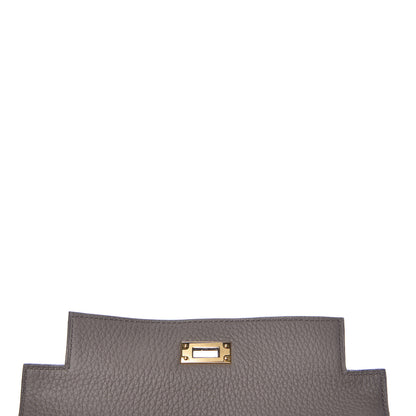 Hermes Taurillon Clemence Kelly Ado Backpack Etain 13 of 26