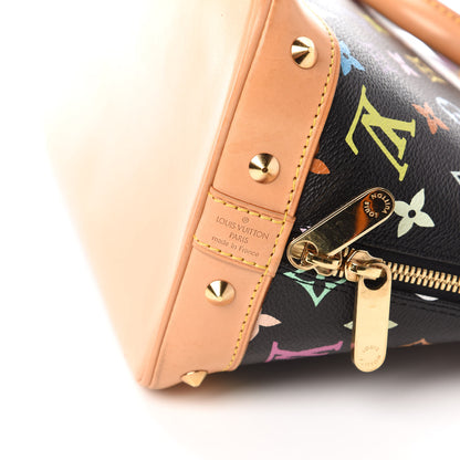 Louis Vuitton Monogram Multicolor Alma Black 8 of 9