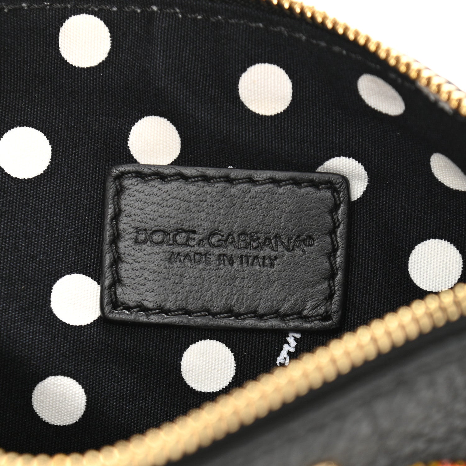 Dolce & Gabbana Grained Calfskin Embroidered Space Love Pochette Multicolor 6 of 10