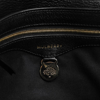 Mulberry Shiny Goatskin Large Bayswater Shoulder Bag Black 6 of 7