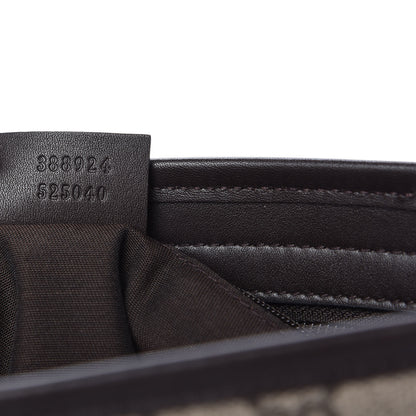 Gucci GG Plus Monogram Medium Flat Messenger Bag Dark Brown 9 of 11