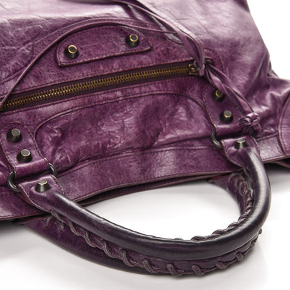 Balenciaga Agneau Classic Hardware City Raisin 16 of 16