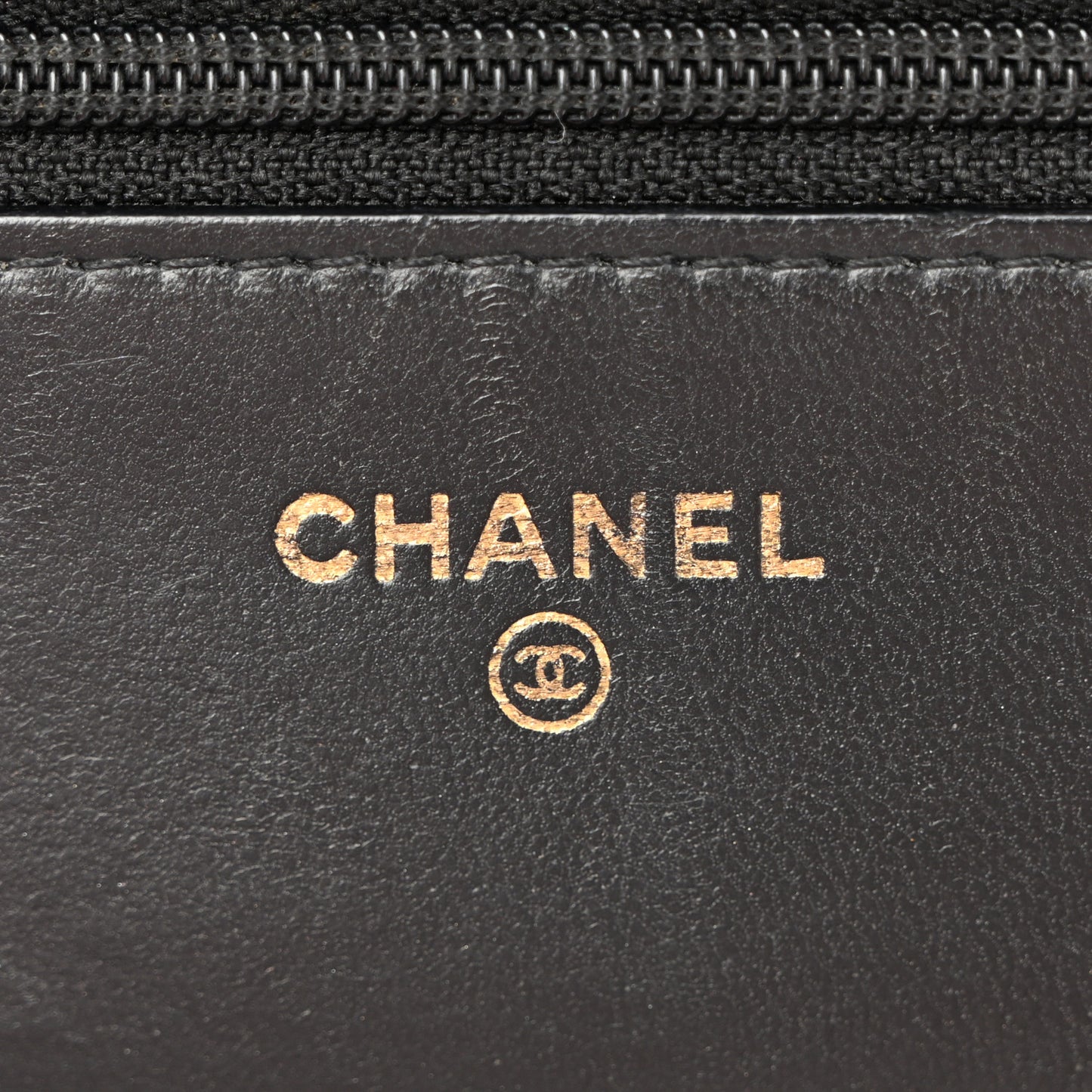 Lambskin Quilted Boy Wallet On Chain WOC Black