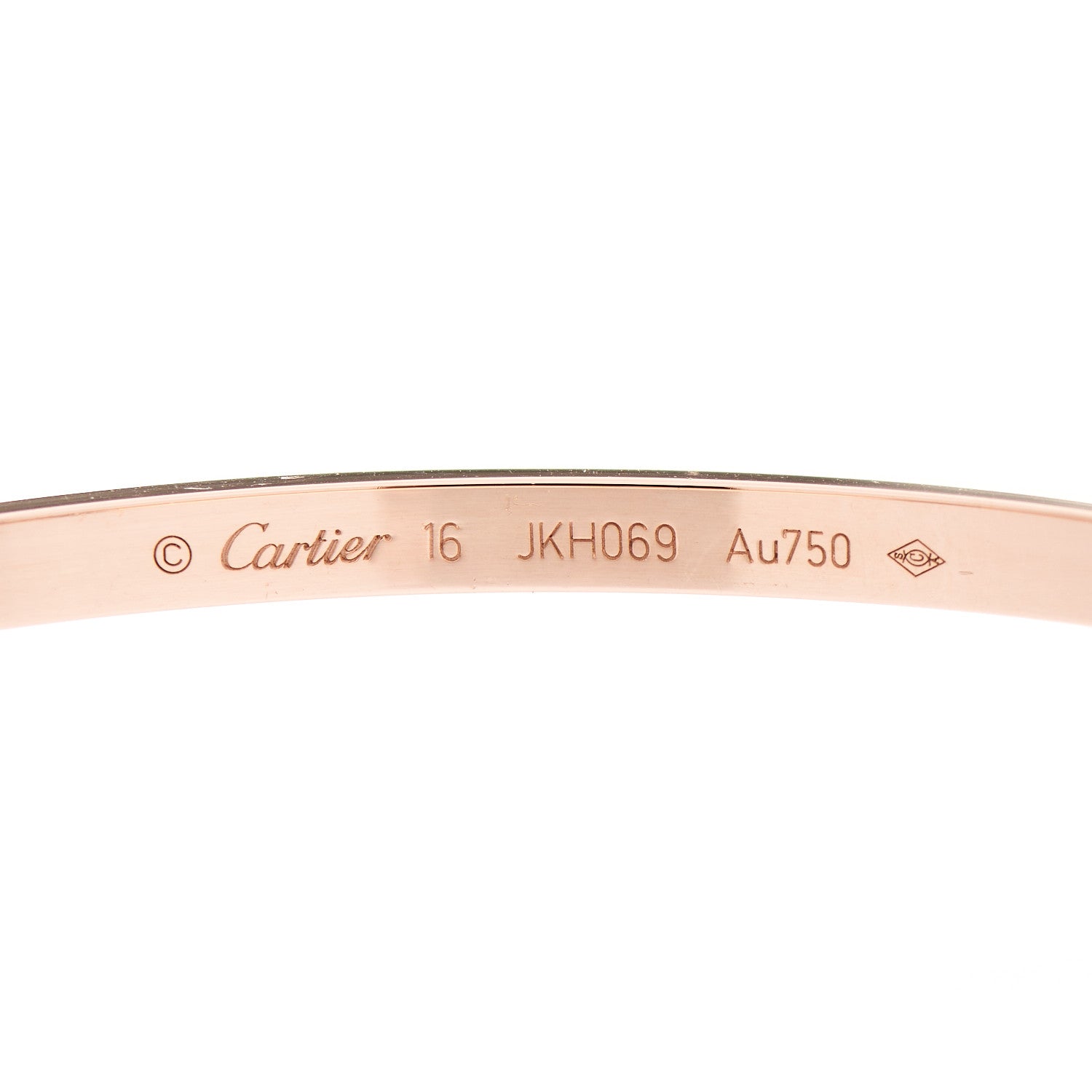 Cartier 18K Pink Gold Small LOVE Bracelet 16 3 of 5