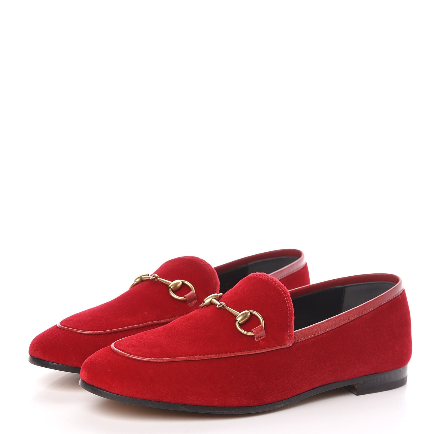 Velvet Horsebit Womens Jordaan Loafers 38 Hibiscus Red