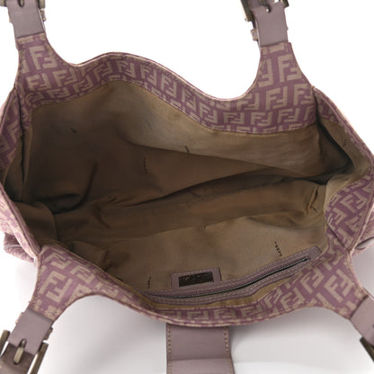 Fendi Zucchino Cuoio Shoulder Bag Lilla 5 of 9
