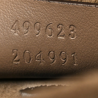 Gucci GG Supreme Monogram Suede Crystal Small Dionysus Shoulder Bag Beige Ebony Taupe 7 of 11