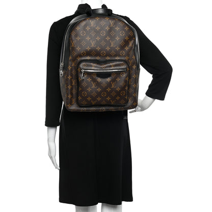 Louis Vuitton Monogram Macassar Josh Backpack 2 of 10