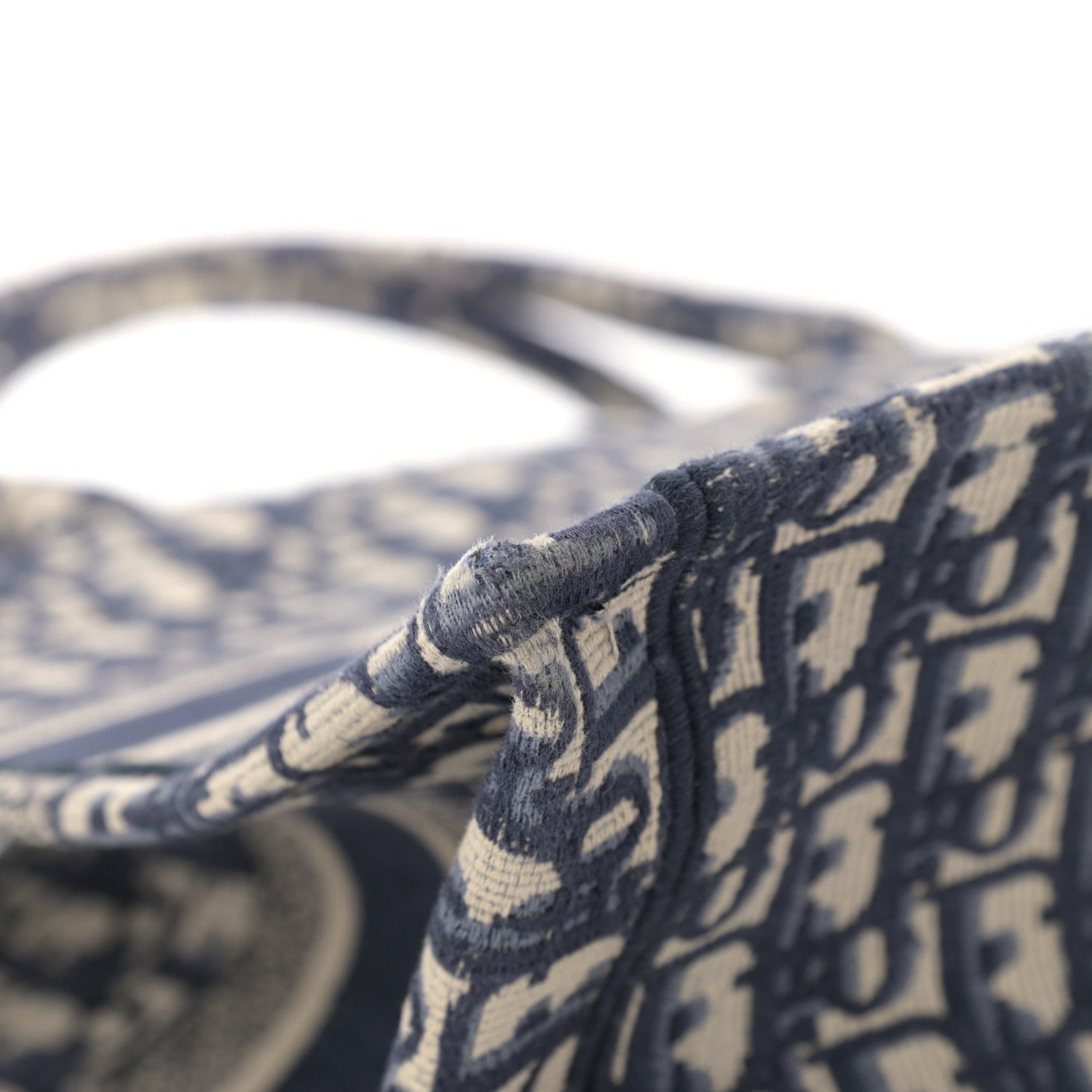 Christian Dior Oblique Medium Book Tote Blue Multicolor 6 of 12