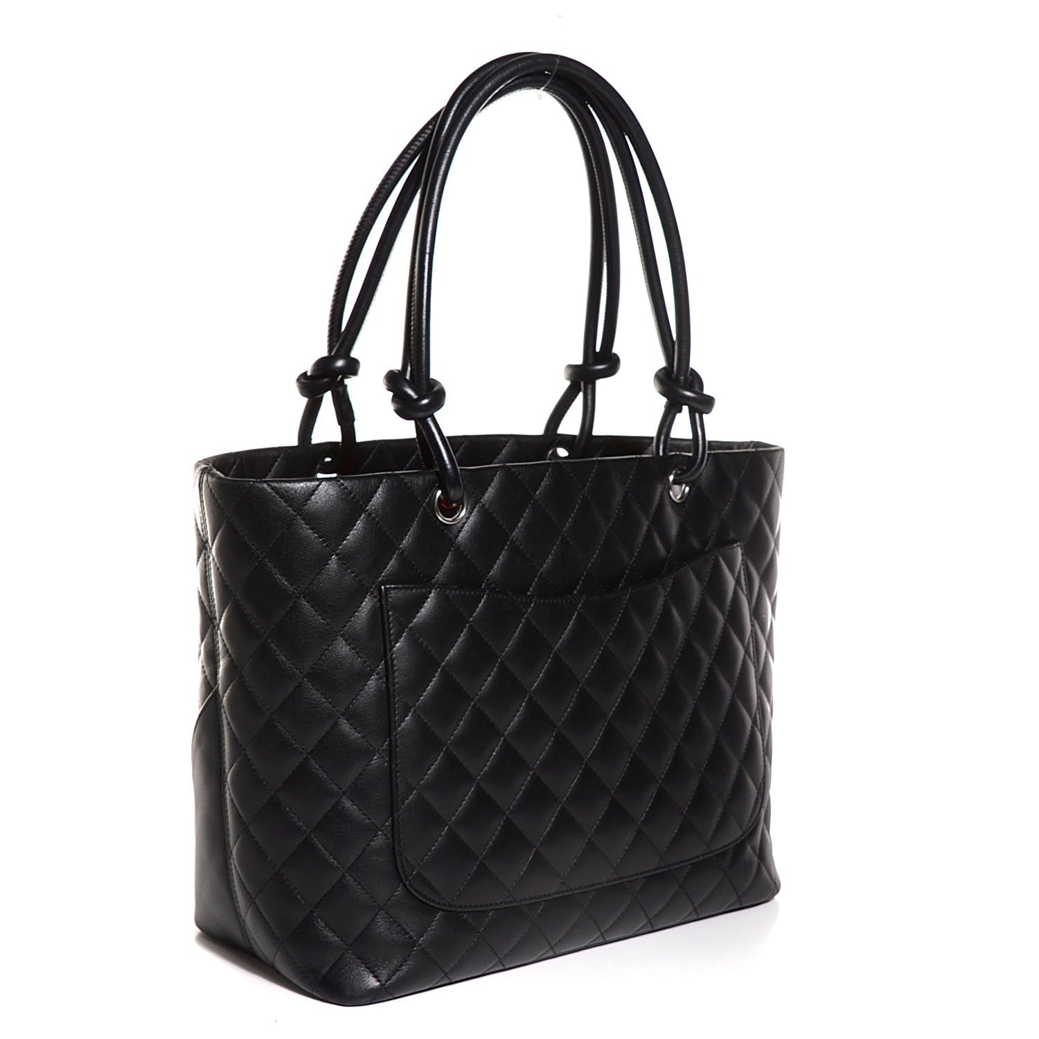 Chanel Calfskin Quilted Large Cambon Tote Black 3 of 8