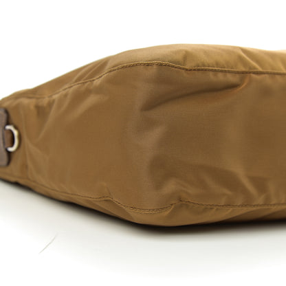 Prada Nylon Vela Flat Messenger Bag Tabacco 7 of 9