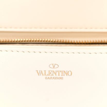Valentino Garavani Nappa Small One Stud Top Handle Bag Ivory 6 of 9