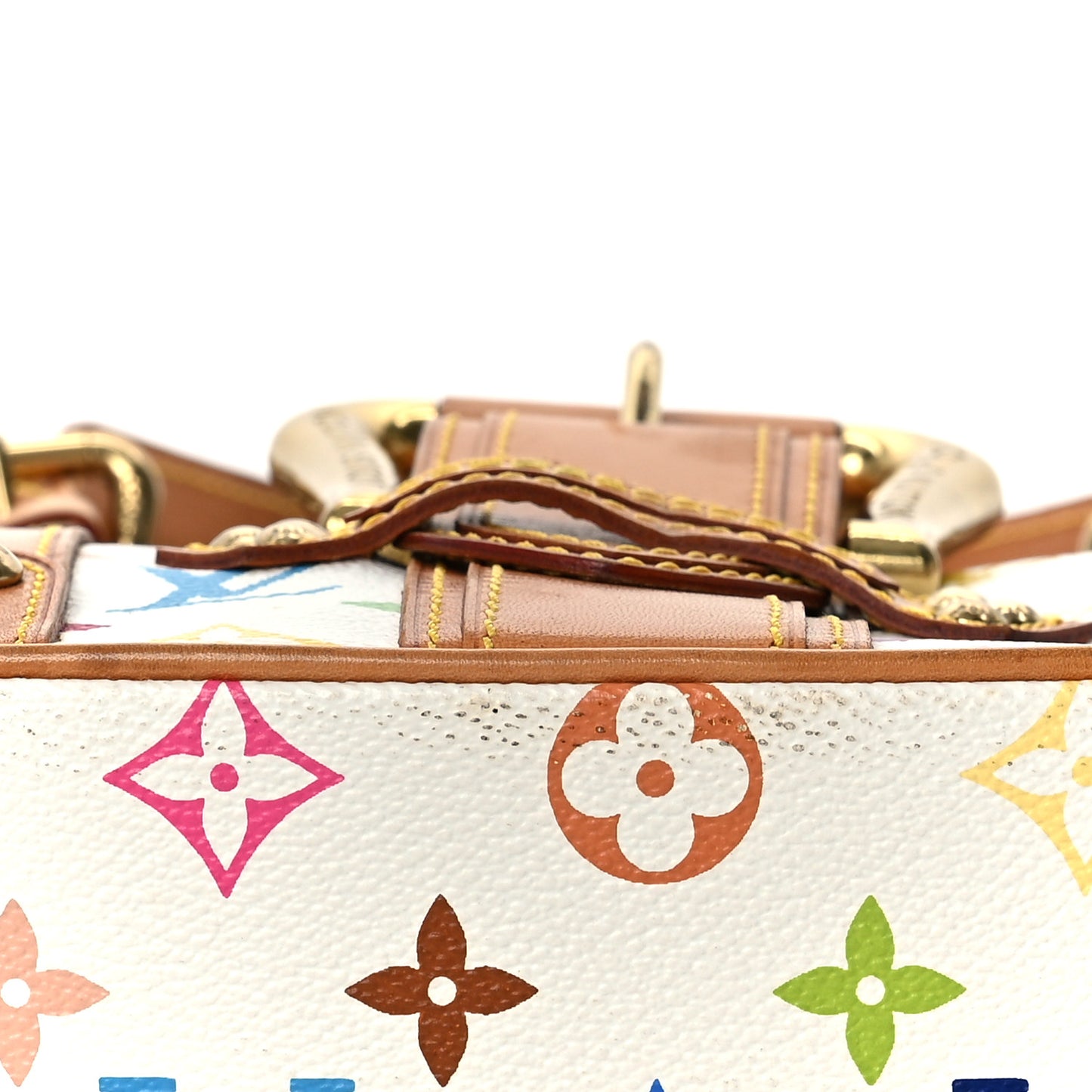 Monogram Multicolor Theda GM White