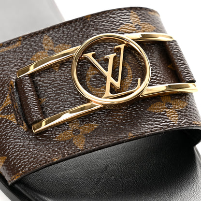 Louis Vuitton Patent Monogram Lock It Flat Mules 39 10 of 11