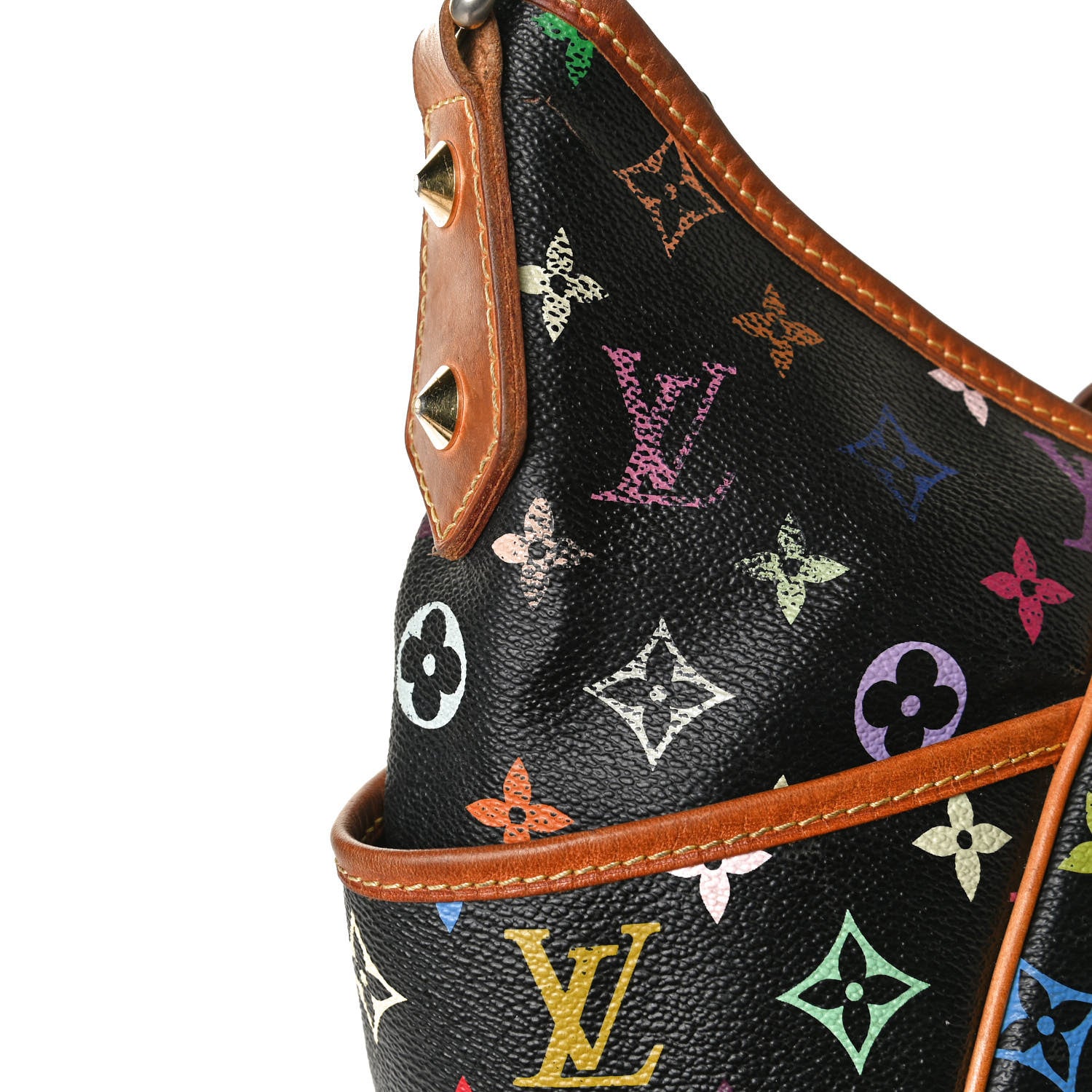 Louis Vuitton Monogram Multicolor Chrissie Black 10 of 18
