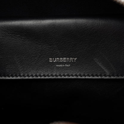 Burberry Smooth Calfskin Medium Cube Bowling Bag Malt Brown 8 of 8
