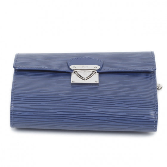 Louis Vuitton Epi Koala Wallet Blue 3 of 11