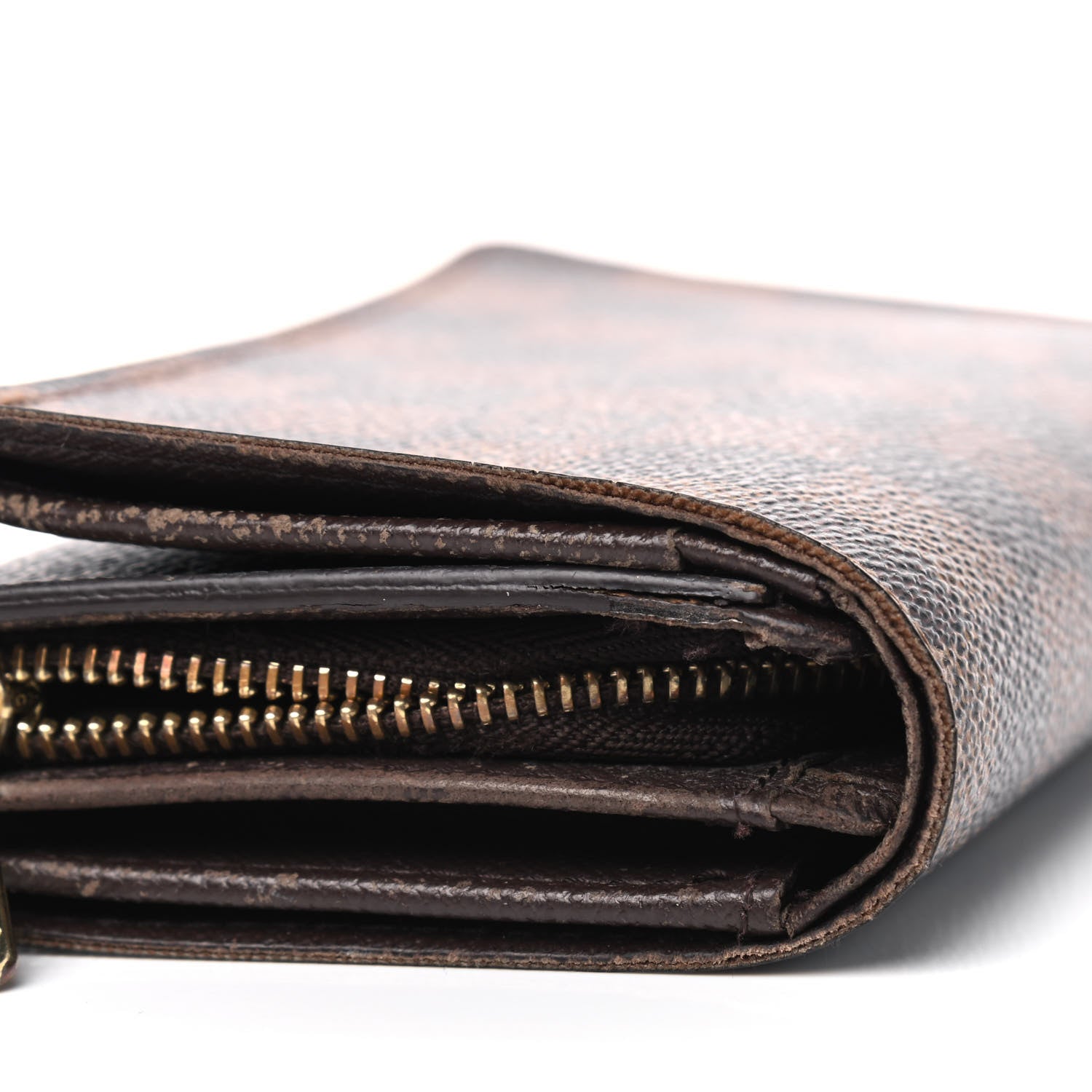 Louis Vuitton Damier Ebene Porte-Monnaie Billets Tresor Wallet 10 of 11