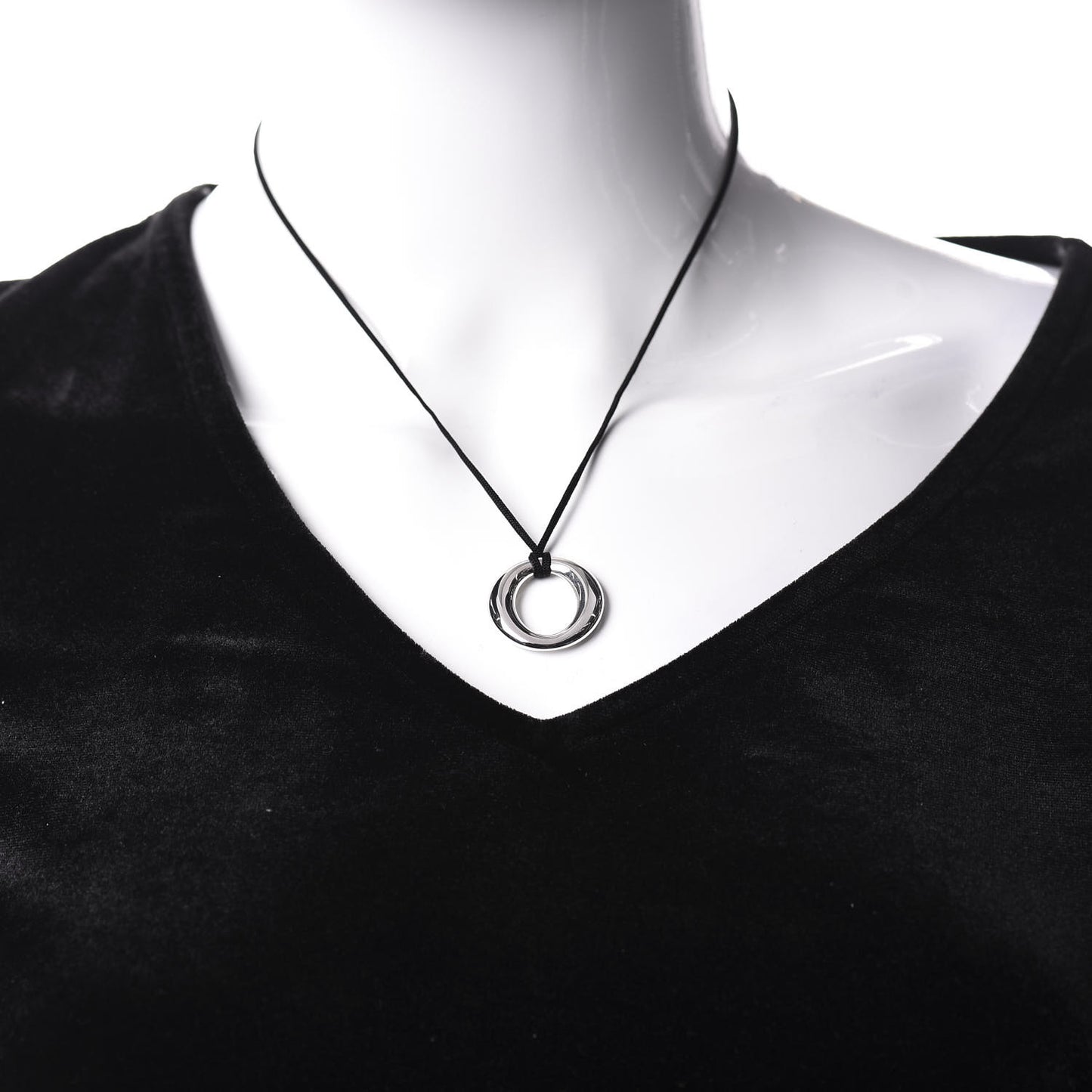 Sterling Silver Elsa Peretti Sevillana Pendant Necklace