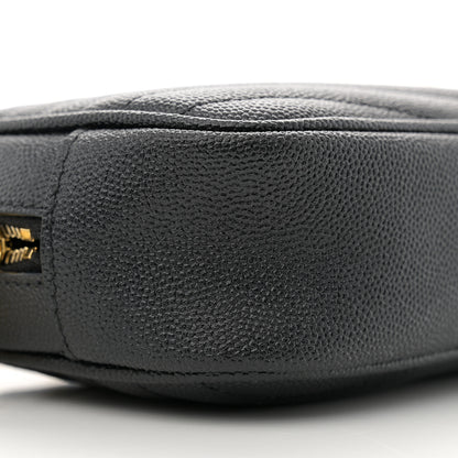 Saint Laurent Grain De Poudre Matelasse Monogram Mini Lou Camera Bag Black 9 of 10