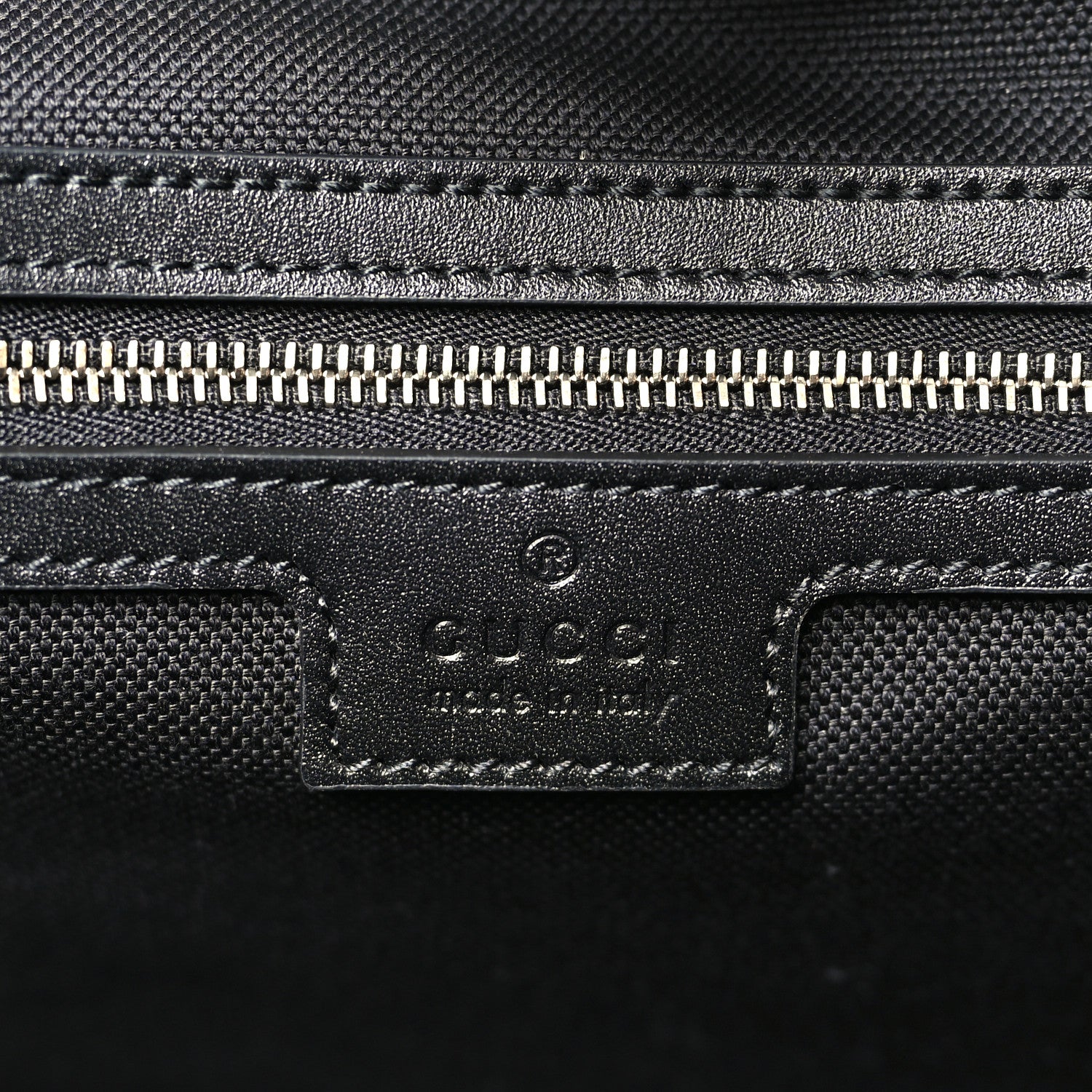 Gucci GG Calfskin Embossed Emblem Large Tote Bag Black 6 of 10