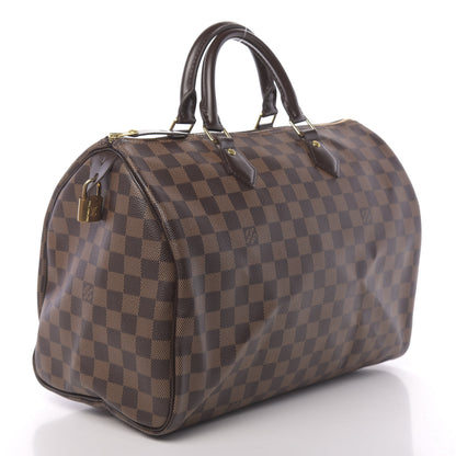 Louis Vuitton Damier Ebene Speedy 35 3 of 13
