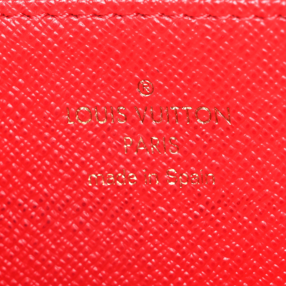 Damier Ebene 2016 Christmas Animation Zippy Wallet Rouge