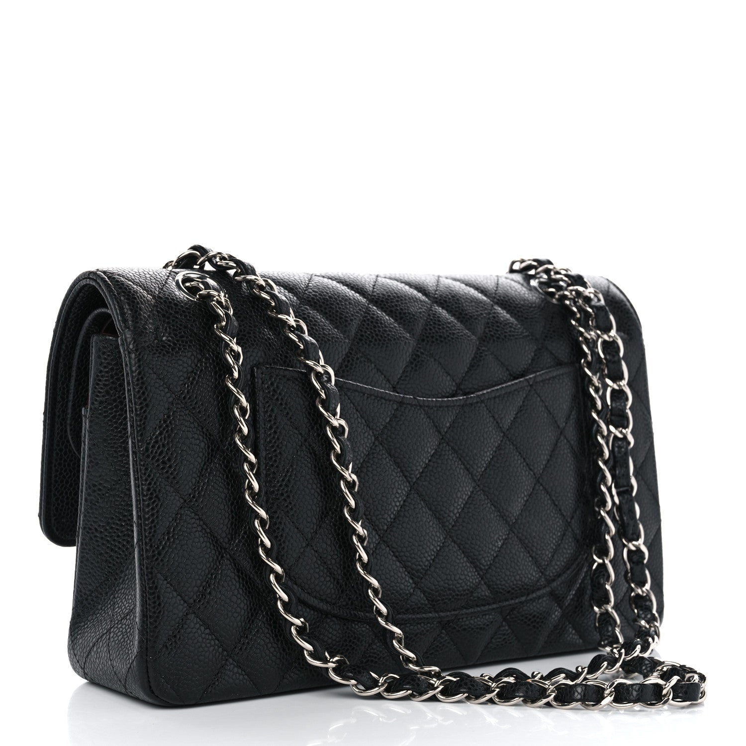 Chanel Caviar Quilted Medium Double Flap Black 3 of 11
