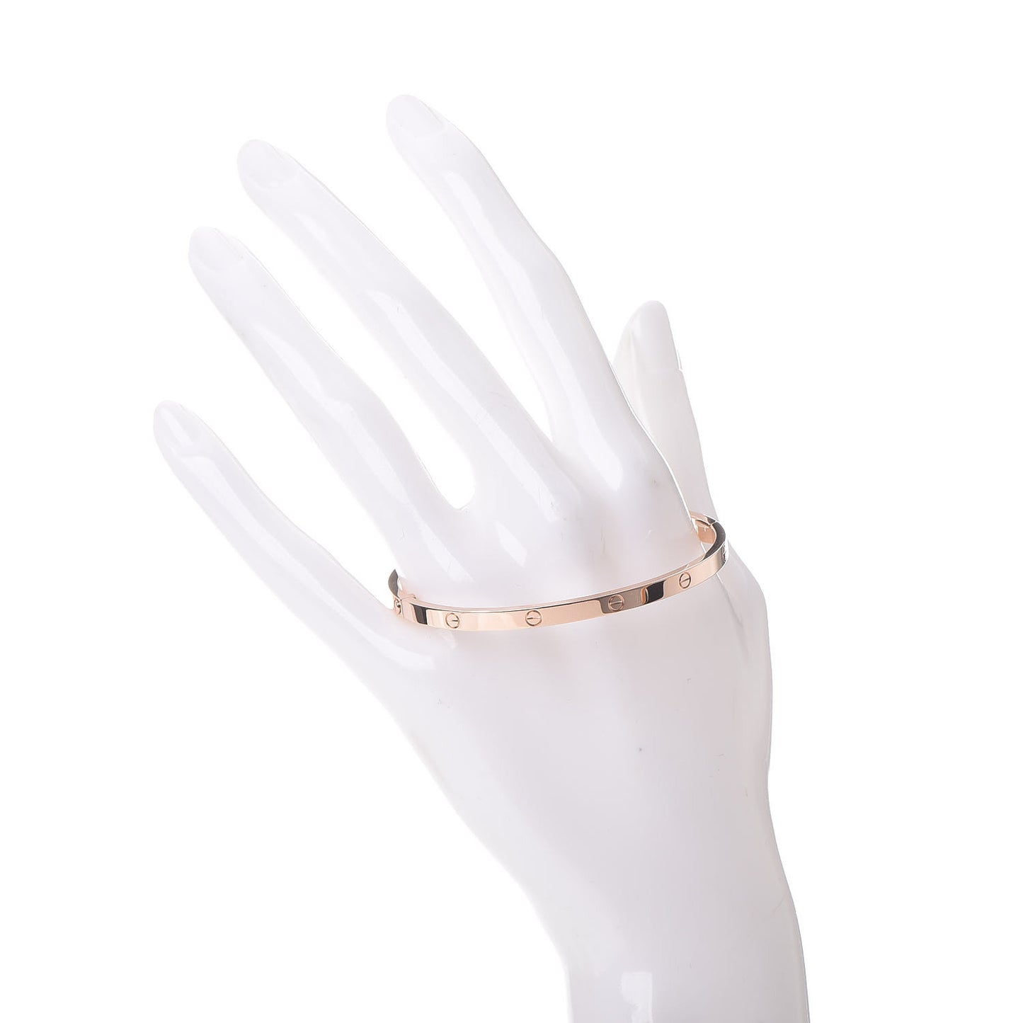 18K Pink Gold Small LOVE Bracelet 17