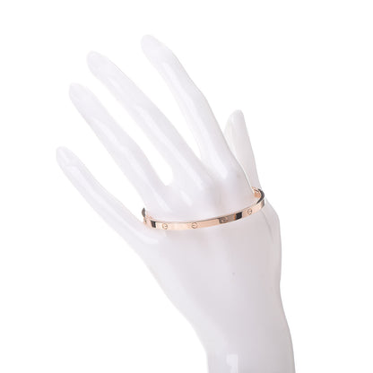 Cartier 18K Pink Gold Small LOVE Bracelet 17 2 of 5