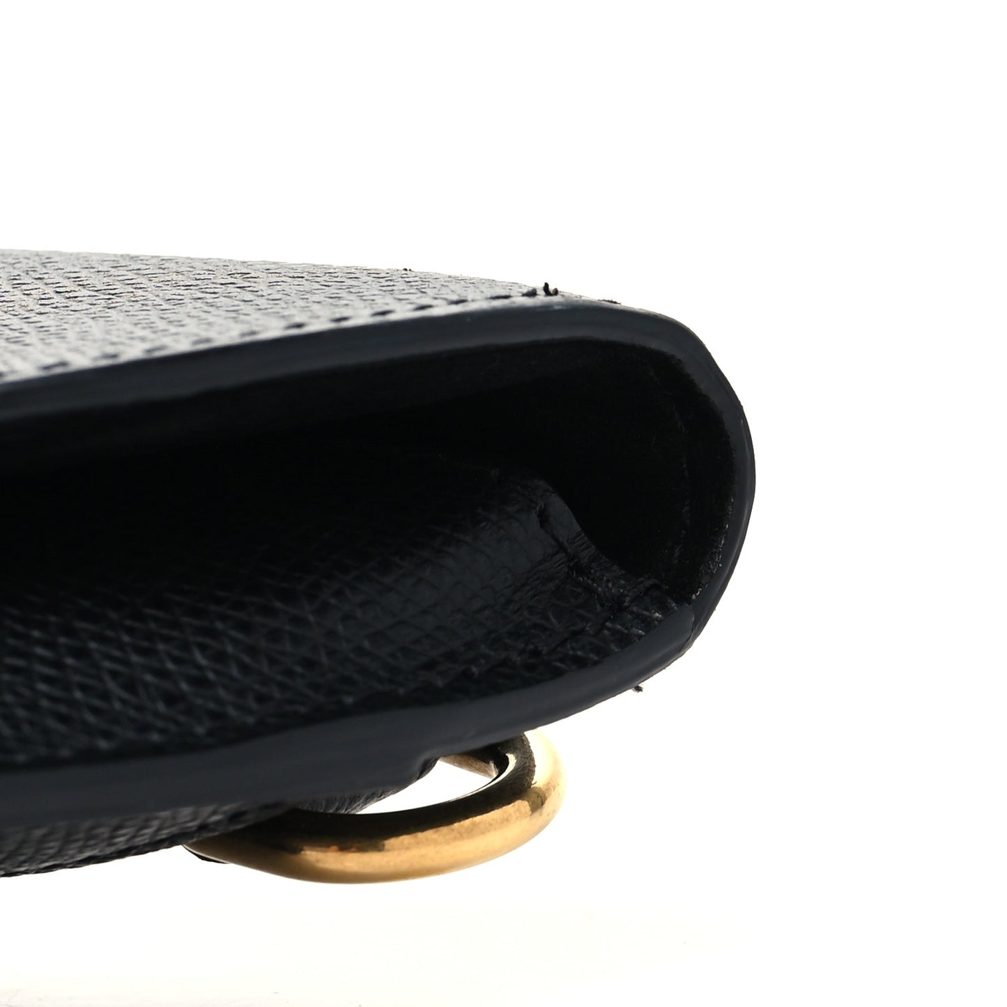 Calfskin Saddle Belt Bag Black