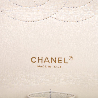 Chanel Caviar Quilted Maxi Double Flap White 6 of 16