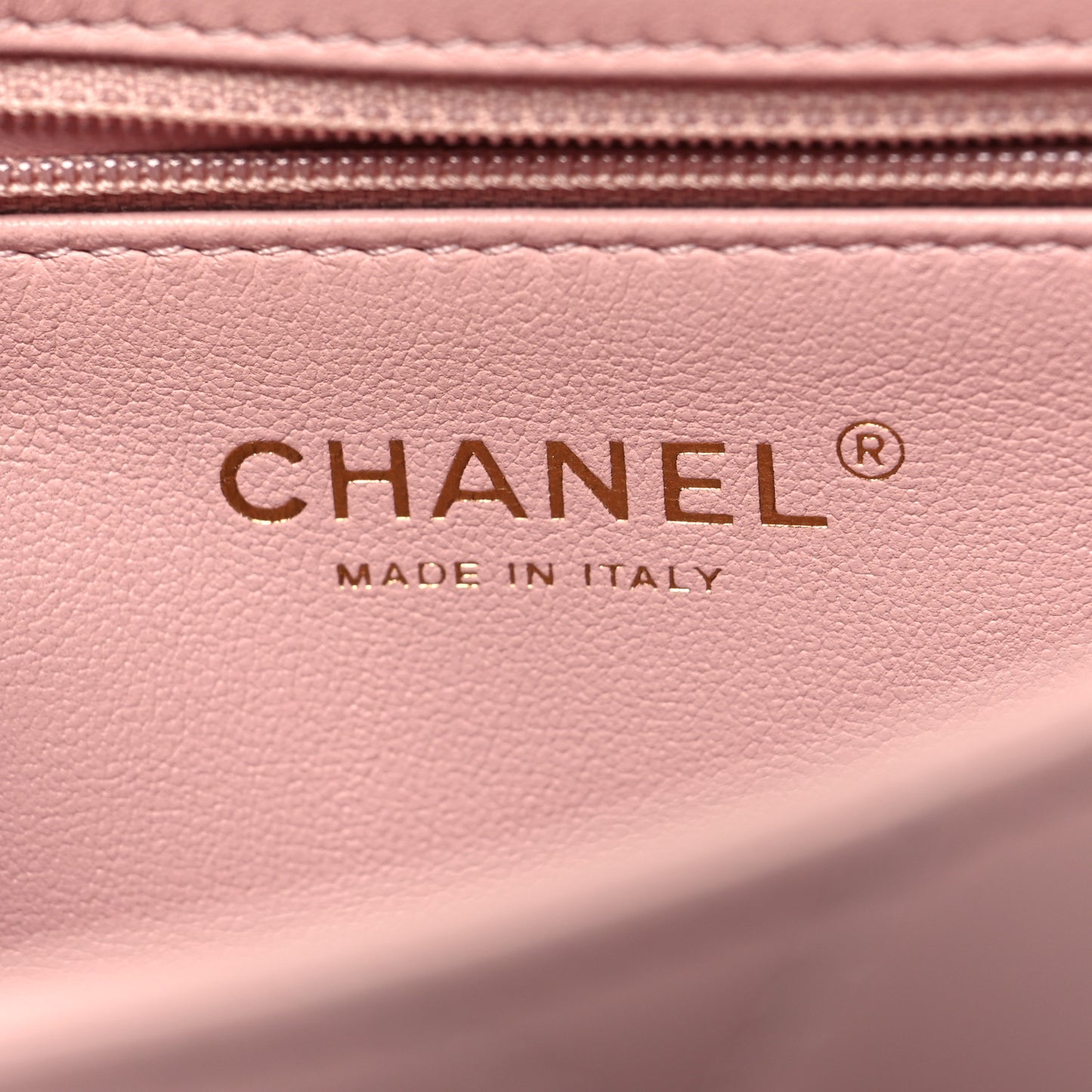 Lambskin Quilted Mini Heart Charms Flap Light Pink