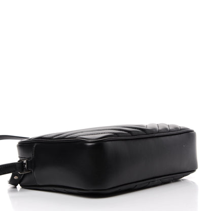 Saint Laurent Calfskin Matelasse Monogram Lou Camera Bag Black 4 of 12