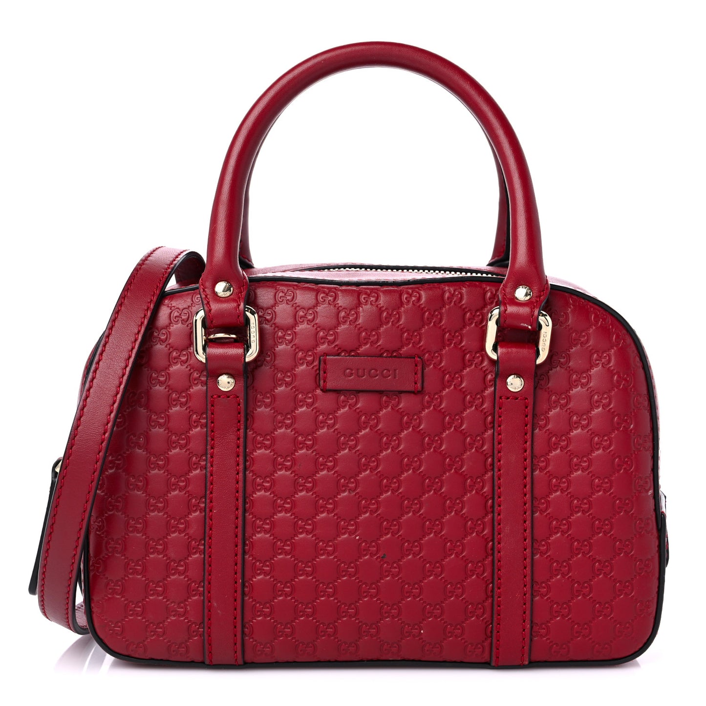 Microguccissima Small Crossbody Bag Rosso