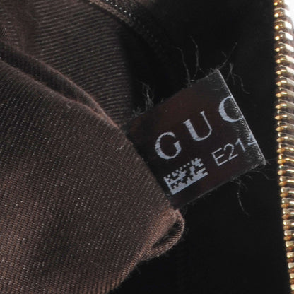 Gucci Monogram Small D Gold Hobo Brown 8 of 9
