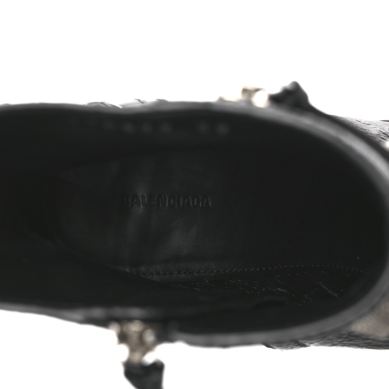 Balenciaga Agneau Arena Cagole 90mm Ankle Boots 39 Black 9 of 11
