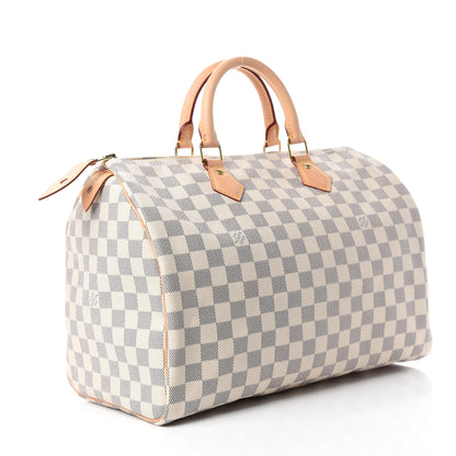 Louis Vuitton Damier Azur Speedy 35 3 of 12
