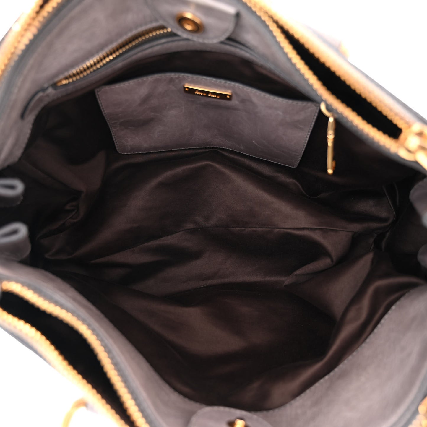 Vitello Shine Top Handle Satchel Peltro