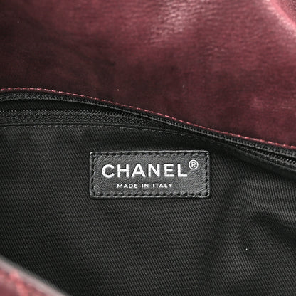 Chanel Iridescent Calfskin Quilted VIP Flap Bordeaux 6 of 10