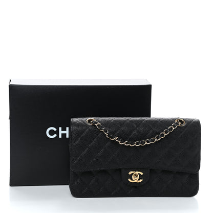 Chanel Caviar Quilted Medium Double Flap Black 10 of 10