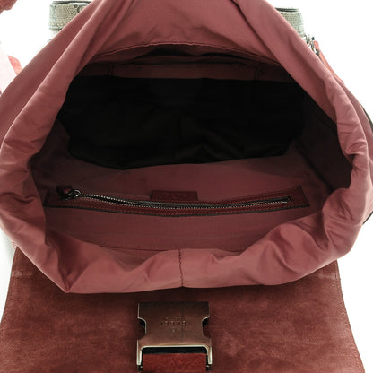 Gucci GG Supreme Monogram Blooms Small Single Buckle Backpack Beige Multicolor Dry Rose 5 of 7
