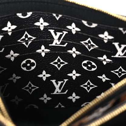 Louis Vuitton Monogram Giant Jungle Pochette Double Zip Black 12 of 12