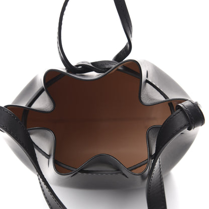 Mansur Gavriel Vegetable Tanned Calfskin Mini Mini Bucket Bag Black Ballerina 5 of 11