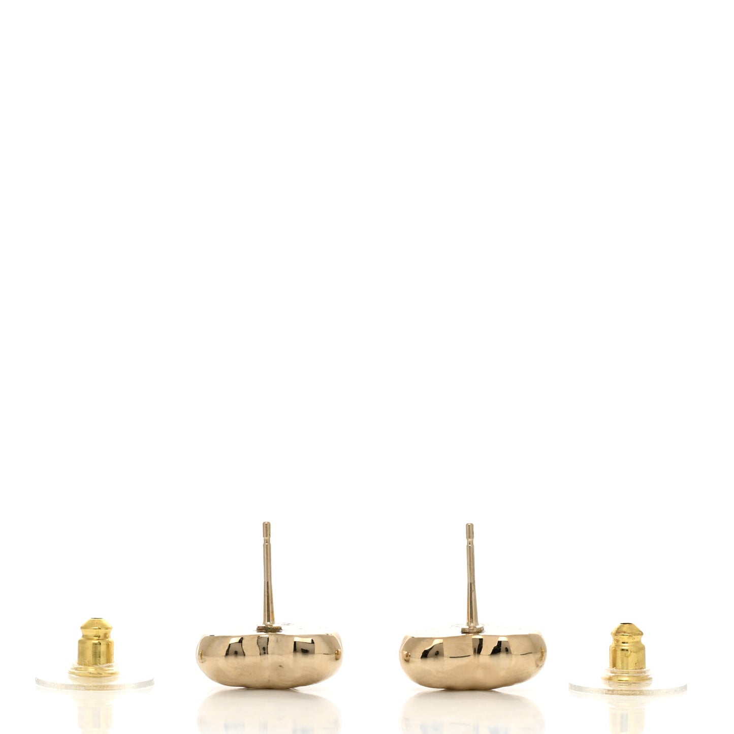 CC Heart Earrings Gold