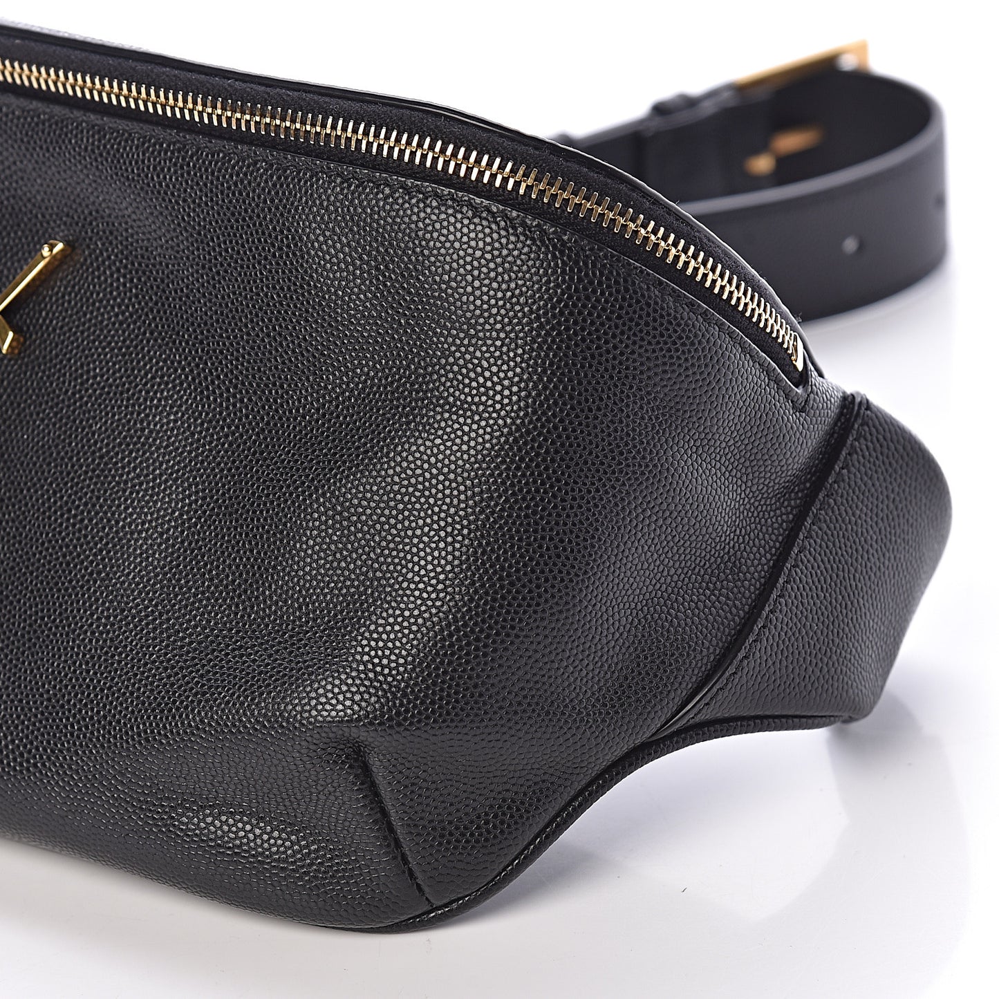 Grain De Poudre Monogram Belt Bag Black