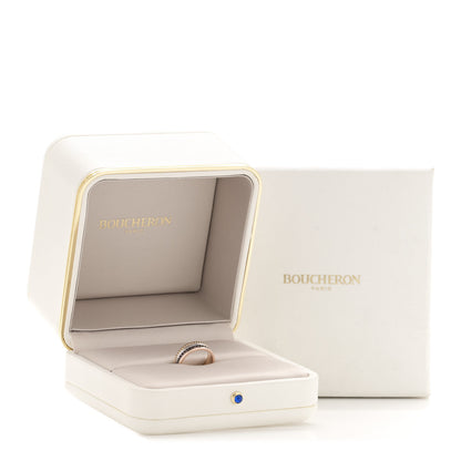 Boucheron 18K Pink Yellow White Gold PVD Small Quatre Classique Ring 52 6 5 of 5